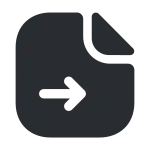 Document Forward SVG Icon